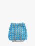 Mini Straw Bag Chain Strap Colorblock