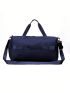 Letter Graphic Travel Bag Double Handle For Gym