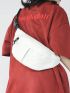 Minimalist Waist Bag Oversized Zipper