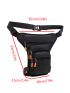 Minimalist Leg Bag Large Capacity Black