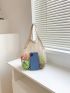 Portable Grocery Bag Fruit Vegetable Bag Washable Mesh String Bag