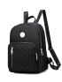 Quilted Classic Backpack Large Capacity Black