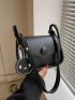 Minimalist Saddle Bag Mini With Bag Charm