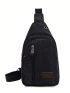 Fashion Canvas Multi-function Chest Bag, Casual Work Small Backpack Phone Bag