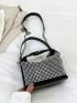 Studded Decor Hobo Bag Mini