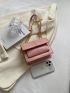 Mini Fashion Solid Color Women's Bag Single Shoulder Bag Square Bag