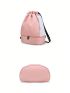 Colorblock Drawstring Backpack Medium Wet Dry Separation