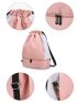 Colorblock Drawstring Backpack Medium Wet Dry Separation