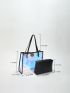 Holographic Beach Bag Contrast Binding Funky