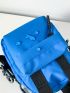 Mini Square Bag Double Handle Blue Unisex Style