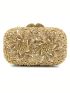 Small Box Bag Rhinestone Decor Chain Strap