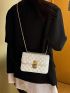 Mini Square Bag Wist Lock Chain Strap