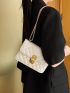 Mini Square Bag Wist Lock Chain Strap