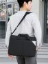 Oversized Men Briefcase Double Handle