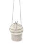 Mini Circle Bag Faux Pearl & Rhinestone Decor For Party