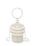 Mini Circle Bag Faux Pearl & Rhinestone Decor For Party