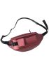 Large Fanny Pack Red Minimalist Adjustable Strap For Sport