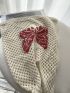 Small Crochet Bag Butterfly Pattern Hollow Out For Vacation