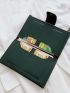 Dark Green Long Wallet Bi-Fold Credit Card Holder For Daily