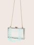 Mini Box Bag Funky Transparent Chain Strap