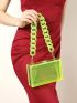 Mini Box Bag Funky Transparent Chain Strap