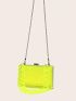 Mini Box Bag Funky Transparent Chain Strap