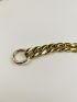 Chain Design Bag Strap Fashionable Gold