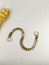 Chain Design Bag Strap Fashionable Gold