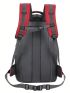 Nylon Travel Backpack Mountain & Letter Graphic Waterproof