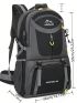 Nylon Travel Backpack Mountain & Letter Graphic Waterproof Camping Bag