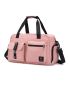 Letter Pattern Duffel Bag Double Handle Gym Bag For Sport & Travel