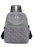 Quilted Pattern Classic Backpack Stitch Detail