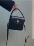 Mini Square Bag Top Handle Solid Color