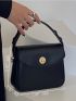 Mini Square Bag Top Handle Solid Color