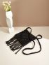 Mini Crochet Bag Fringe Decor Vacation