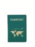 Graphic Pattern Passport Case For Travel