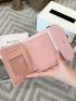 Bow Decor Small Wallet Two Tone