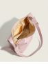 Medium Hobo Bag Solid Pink