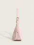 Medium Hobo Bag Solid Pink