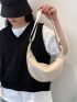 Minimalist Hobo Bag Nylon Casual