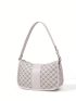 Mini Hobo Bag Geometric Pattern Elegant