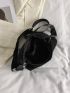 Small Hobo Bag Nylon Minimalist Black