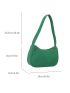 Small Hobo Bag Minimalist White