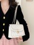 Quilted Square Bag Mini Flap