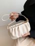 Minimalist Ruched Bag Small Zipper