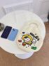 New Contrast Color Cartoon Hanger Fashion Women's Shoulder Bag