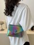 Holographic Square Bag Mini Flap Funky