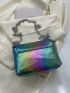 Holographic Square Bag Mini Flap Funky