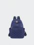 Quilted Classic Backpack Medium Zipper