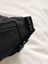 Minimalist Fanny Pack Large Capacity Black